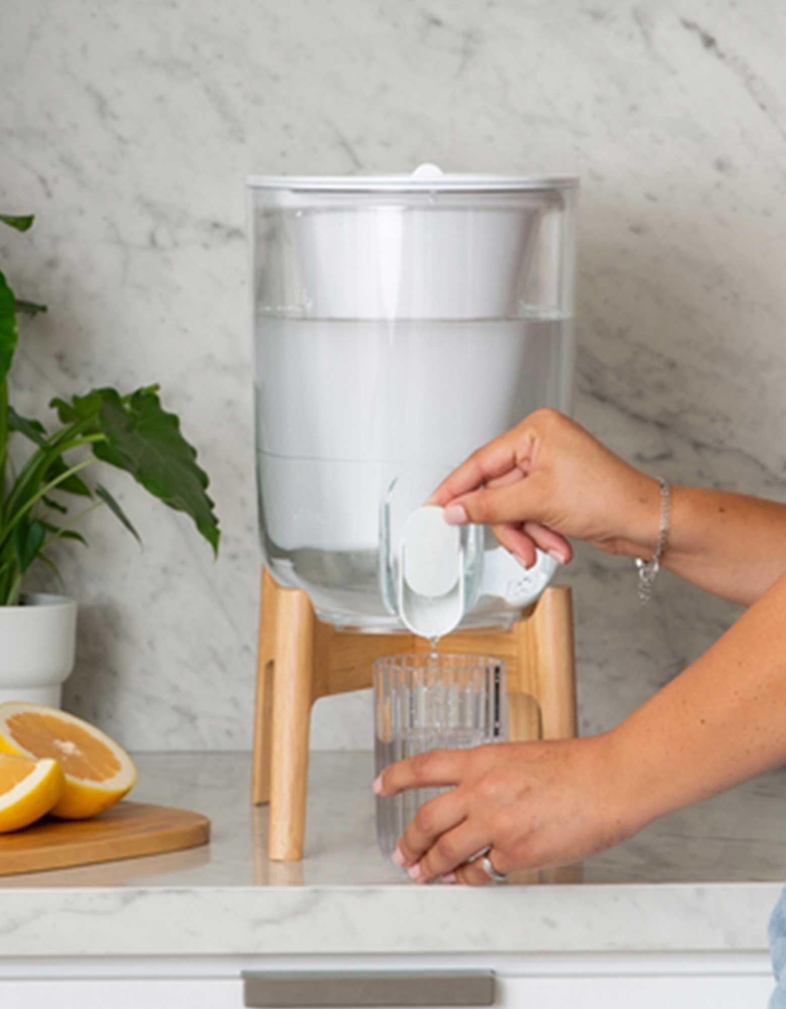 High-Capacity Dispenser + Wood Base - Image 3
